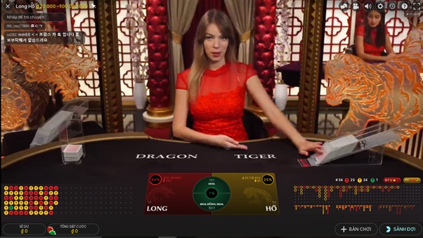 4. Live casino iWin Club ( Baccarat, rồng hổ, sicbo)