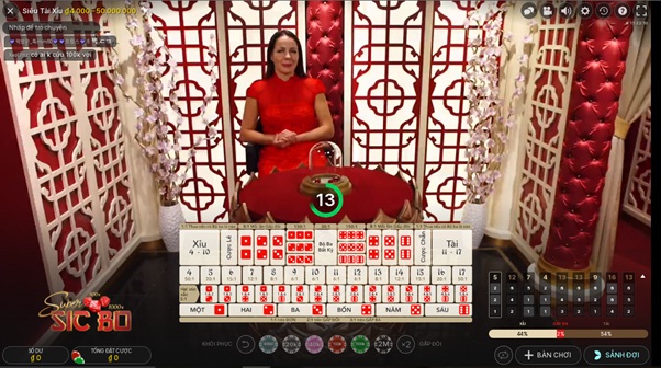 4. Live casino iWin Club ( Baccarat, rồng hổ, sicbo)