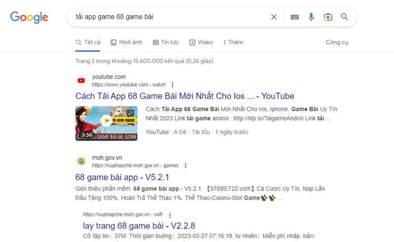 68 game bài lừa đảo